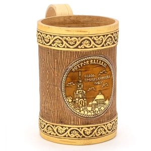 Кружка Остров Валаам Спасо-Преображенский Собор с кантами 8х8х12