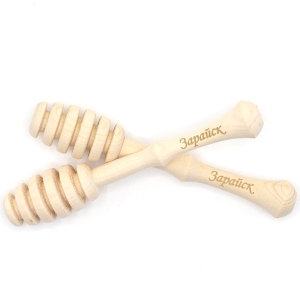 Ложка Зарайск для Меда кедр с гравировкой 14х2,5