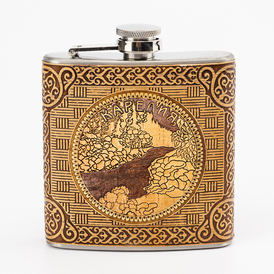 Фляжка Карелия Пейзаж 180мл 60Z