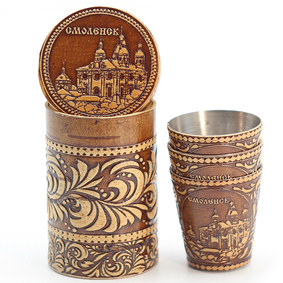 Набор стопок Смоленск Успенский собор 3шт 30мл 4,54,58 (2)