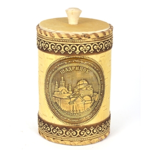 Туес Шадринск Спасо - Преображенский Собор с кантами 1000мл 101016