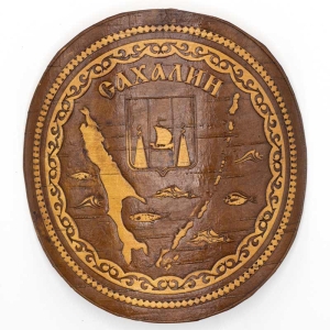 Наклейка Сахалин карта 1111