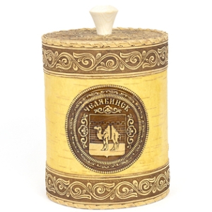 Туес Челябинск Герб с кантами 141420