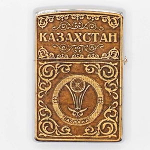 Зажигалка Казахстан Астана Герб 3,5х1х5,5