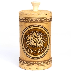 Туес Бурабай Шишка с кантами 8814