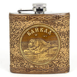 Фляжка Байкал Нерпа антик 180мл 60Z