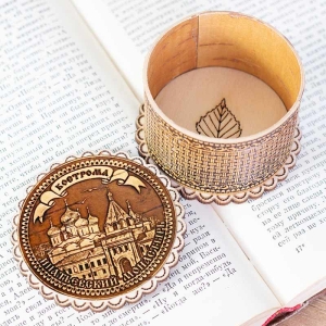 Шкатулка Кострома Ипатьевский Монастырь фигурная 7х7х4,7