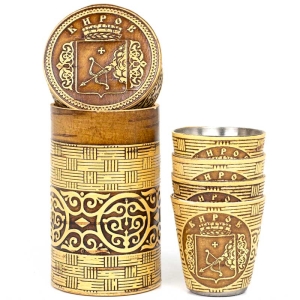 Набор стопок Киров Герб 4шт 30мл 4,54,59