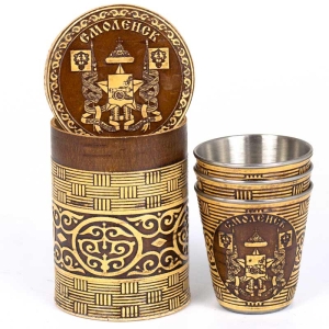Набор стопок Смоленск герб 3шт 70мл 6,56,58,5