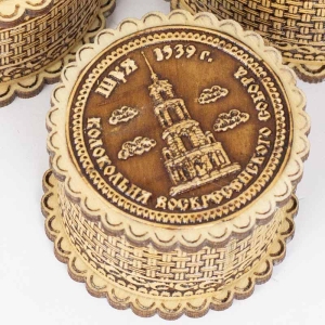 Шкатулка Шуя Колокольня Воскресенского собора фигурная 4,54,53