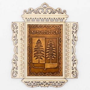 Магнит Красноборск Герб Окно 10х7,5