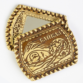 Зеркало Байкал Нерпа шитое 119