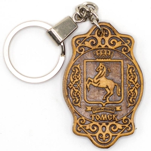 Брелок Томск Герб фигурный 35