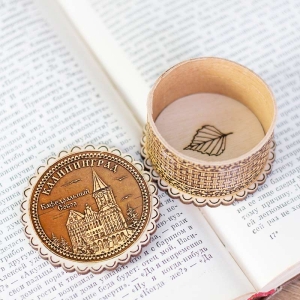 Шкатулка Калининград Кафедральный Собор фигурная 5,5х5,5х3,5