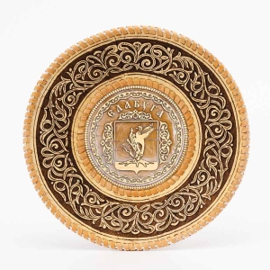 Панно Елабуга круглое тисненное 21х21 (2)