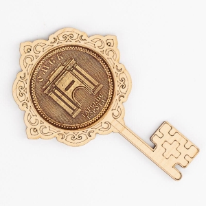 Магнит Омск Тарские Ворота Ключ однослойный 7,5х11,5