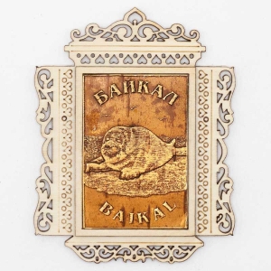 Магнит Окно Байкал Нерпа 10х7,5