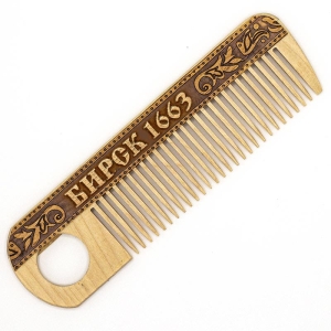 Расческа Бирск 1663 с отверстием 16х4,5