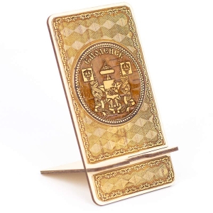 Подставка Смоленск Герб для телефона 15х8