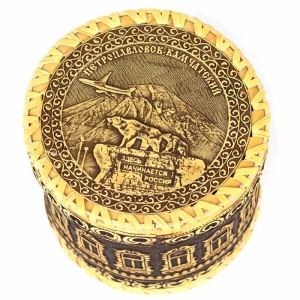 Шкатулка Петропавловск-Камчатский Памятник с медведями 11119 ПОД ЗАКАЗ