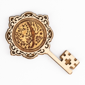 Магнит Байкал Карта Ключ 7,5x11,5