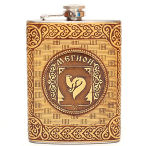 ---Фляжка Мегион Герб 240мл 80Z