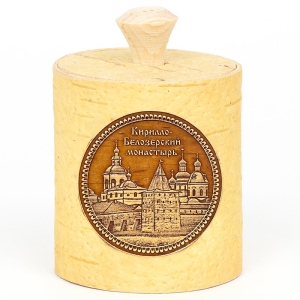 Туес Кириллов Монастырь Антик светлый 80мл 6х6х7,5