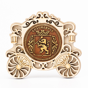 Магнит Красноярск Герб Карета 8x7