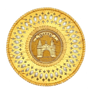 Панно Канск Арка круглое резное 2121