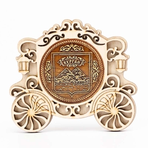 Магнит Курган Герб Карета 8х7