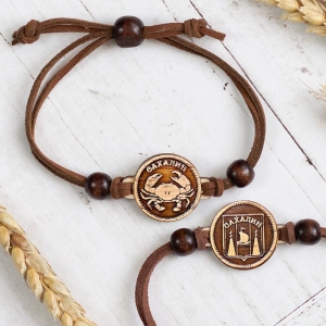 Браслет Сахалин Краб-Герб 3х3