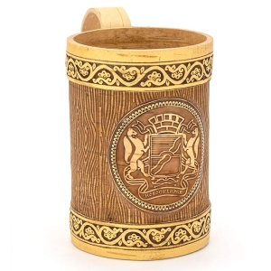 Кружка Новосибирск Герб с кантами 8x8x12(2)