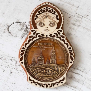 Ваше Изображение 5 Магнит Матрешка  5,58,5