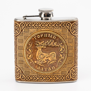 Фляжка Горный Алтай Олень 180мл 60Z