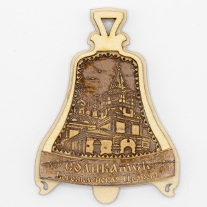 Магнит Соликамск Богоявленская Церковь Колокольчик 68