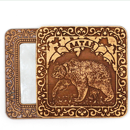 Зеркало Алтай Медведь 7,5x7,5