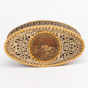 Шкатулка Байкал Нерпа 26х14х9