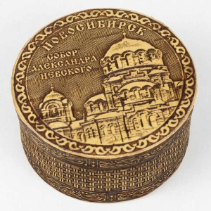 Шкатулка Новосибирск Собор Александра Невского 8,58,54,5