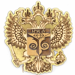 Магнит Куса Герб Герб Золото 1010