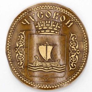 Наклейка Чусовой Герб 6,56,5