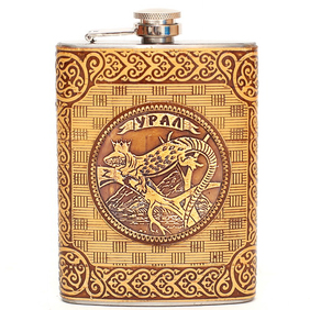 Фляжка Урал Ящерица 240мл 80Z