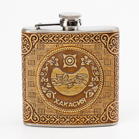 Фляжка Хакасия Герб 180мл 60Z