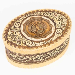 Шкатулка Архангельск Птица Счастья  22х13х8