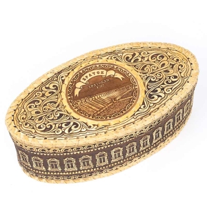 Шкатулка Братск ГЭС 26х14х9