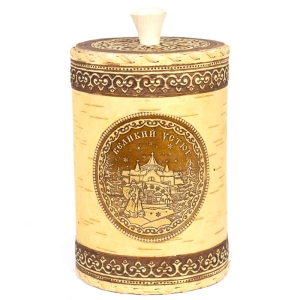 Туес Великий Устюг Дед Мороз с кантами 121219