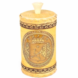 Туес Киров Герб с кантами 8814