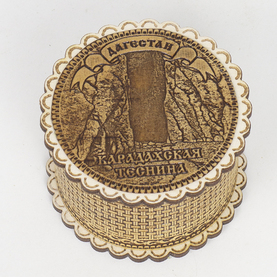 Шкатулка Дагестан Карадахская Теснина фигурная 774,7