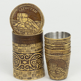 Набор стопок  Дагестан Гуниб 4шт 30мл 4,54,59