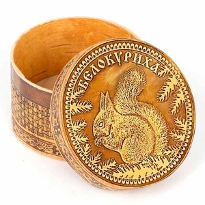 Шкатулка Белокуриха Белка 6,5х6,5х4,5