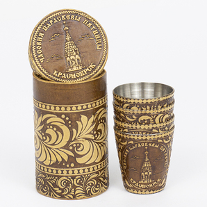 Набор стопок Красноярск Часовня Параскевы Пятницы 4шт 30мл 4,54,59